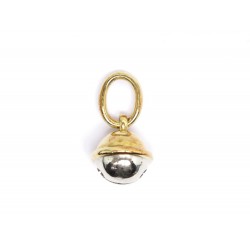 PENDENTIF POMELLATO CHARMS GRELOT OR BLANC ET OR JAUNE 18K PENDANT JEWEL 295€