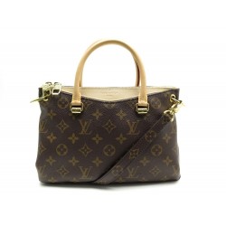 SAC LOUIS VUITTON PALLAS BB TOILE ET CUIR 