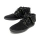 NEUF CHAUSURES LOUIS VUITTON CAPE SNEAKER BOOT 36.5 BASKETS DAIM MONOGRAM 655€