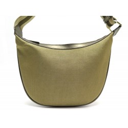 NEUF SAC A MAIN GUCCI HOBO BAG 001.4186 EN TOILE KAKI GREEN CANVAS HANDBAG 880€