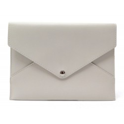 NEUF POCHETTE LOUIS VUITTON ENVELOPPE INVITATION DEFILE CUIR 