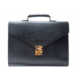  : SACOCHE LOUIS VUITTON ROBUSTO 2 SOUFFLETS CUIR EPI NOIR 