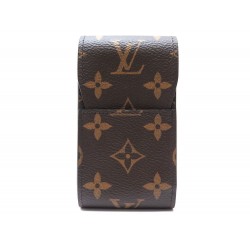 NEUF ETUI A CIGARETTES LOUIS VUITTON M63024 EN TOILE MONOGRAM + BOITE CASE 175€