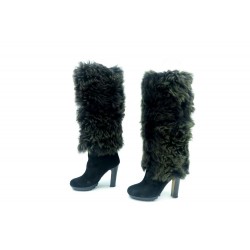 CHAUSSURES BOTTES FOURRURES A TALONS DAIM UGG 7 