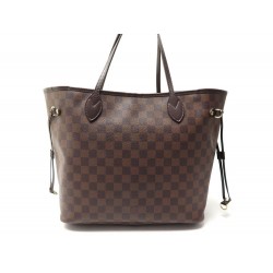 SAC A MAIN LOUIS VUITTON CABAS NEVERFULL MM N41603 TOILE DAMIER EBENE BAG 990€