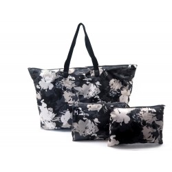 NEUF SAC A MAIN TUMI AFRICAN FLORAL BESACE JUST IN CASE ET POCHETTE BASEL 195€