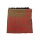 ETOLE YVES SAINT LAURENT ECHARPE ORANGE ET MARRON BROWN STOLE SCARF 695€