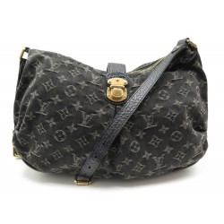 SAC A MAIN LOUIS VUITTON MAHINA XS BANDOULIERE DENIM MONOGRAM NOIR HANDBAG 1645€