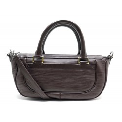 SAC A MAIN LOUIS VUITTON DHANURA PM BANDOULIERE EN CUIR EPI MARRON HANDBAG 1040€