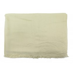 FOULARD LORO PIANA ETOLE EN CACHEMIRE ET SOIE BEIGE CASHMERE AND SILK SCARF 880€