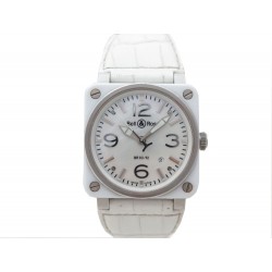 MONTRE BELL & ROSS WHITE CERAMIC BR03-92 AUTOMATIQUE 42 MM + BOITE WATCH 3400€