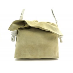 SAC A MAIN LOEWE KNOT SMALL 051406 EN DAIM BEIGE SUEDE LEATHER HAND BAG 1900€