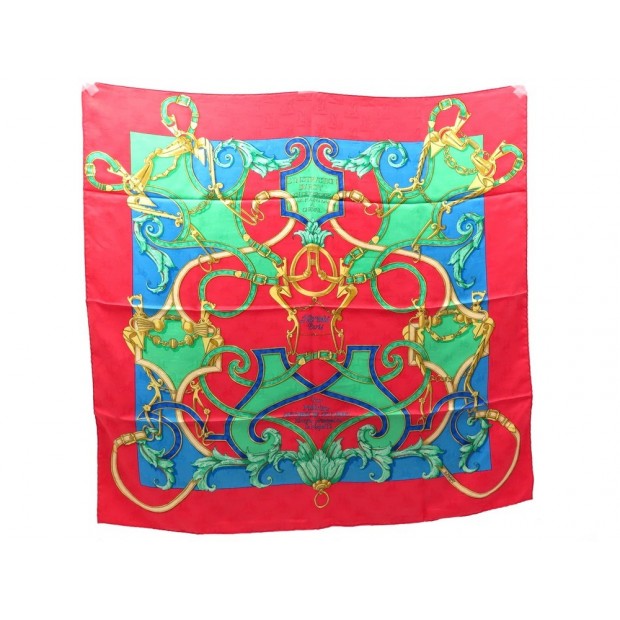 FOULARD HERMES L INSTRUCTION DU ROY ROUGE