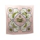 FOULARD HERMES SPRINGS CARRE 90 PAR PHILIPPE LEDOUX EN SOIE ROSE SILK SCARF 370€