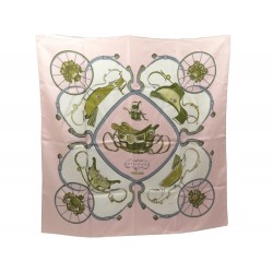 FOULARD HERMES SPRINGS ROSE 