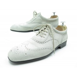 CHAUSSURES JM WESTON 607 RICHELIEU BOUT GOLF 9.5D 43.5 CUIR CRAQUELE BOITE 690€