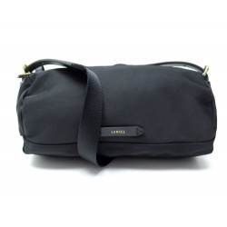 NEUF SAC A MAIN LANCEL JUNE POLOCHON XS A09401 BANDOULIERE TOILE NOIR BAG 195€