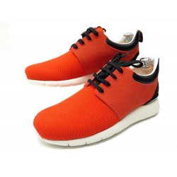 NEUF CHAUSSURES LOUIS VUITTON FASTLANE BASKET 7 41 ORANGE SNEAKERS 560 