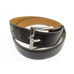 CEINTURE HERMES CUIR MARRON 85CM 