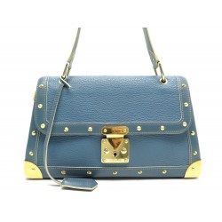 SAC LOUIS VUITTON LE TALENTUEUX CUIR BLEU 