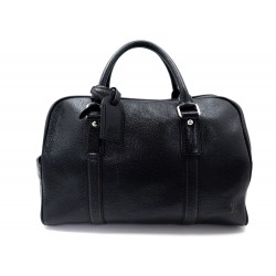 RARE SAC DE VOYAGE A MAIN LOUIS VUITTON CARRYALL CUIR TOBAGO NOIR HAND BAG 3160€