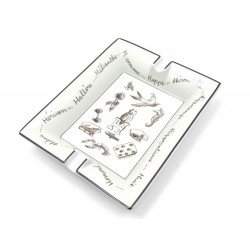 NEUF CENDRIER VIDE POCHE HERMES H COMME EN PORCELAINE ASHTRAY EMPTY POCKEt 465€