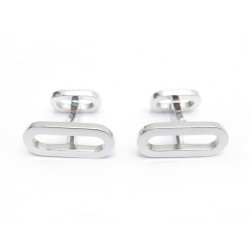 BOUTONS DE MANCHETTES DINH VAN MAILLON XL 460101 EN ARGENT MASSIF CUFFLINKS 320€