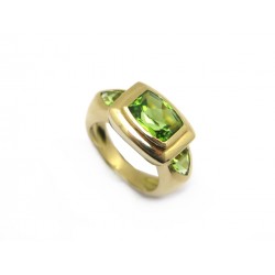 BAGUE H.STERN OR 18K PIERRE PERIDOT 