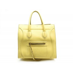 SAC A MAIN CELINE PHANTOM CUIR JAUNE 