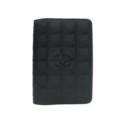 PORTE AGENDA CHANEL LOGO CC EN TOILE NOIR FEMME + SAC CANVAS DIARY COVER 380€