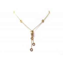 NEUF COLLIER BULGARI B.ZERO 1 37 43 CM OR JAUNE 18K + BOITE GOLD NECKLACE 2840€