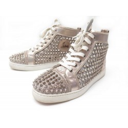 CHAUSSURES CHRISTIAN LOUBOUTIN SNEAKERS SPIKE BRONZE 