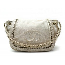 SAC A MAIN CHANEL CUIR DORE 