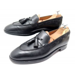 CHAUSSURES JOHN LOBB JIHEL MOCASSINS A PAMPILLES CUIR NOIR 