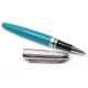 NEUF STYLO BILLE CARAN D'ACHE LEMAN 4779.171 EN LAQUE TURQUOISE ROLLERBALL 410€