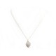 COLLIER PENDENTIF COEUR ET DIAMANTS 1.8GR