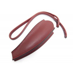 NEUF ETUI HERMES POUR COUTEAU COUPE PAPIER HERLAG EN CUIR SWIFT ROUGE KNIFE CASE