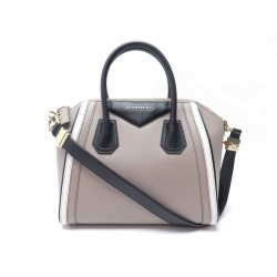 SAC A MAIN GIVENCHY ANTIGONA PM CUIR TAUPE LEATHER SHOULDER HANDBAG PURSE 1650€