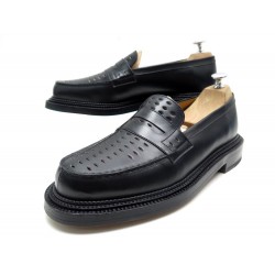 NEUF CHAUSSURES JM WESTON TRIPLE SEMELLES CUIR NOIR 