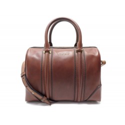 SAC A MAIN GIVENCHY LUCREZIA MEDIUM EN CUIR MARRON BROWN LEATHER HANDBAG 1650€