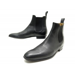 CHAUSSURES JM WESTON BOTTINES CHELSEA LE CAMBRE 431 9.5C 43.5 CUIR NOIR 935€