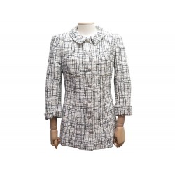 VESTE DE TAILLEUR CHANEL P27795 TWEED DE COTON 42 