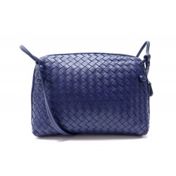 NEUF SAC A MAIN BOTTEGA VENETA BANDOULIERE EN CUIR TRESSE VIOLET HAND BAG 1800€