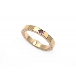 BAGUE CARTIER LANIERES B4070452 T52 EN OR ROSE ET SAPHIR + ECRIN PINK GOLD RING