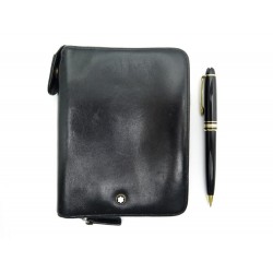 PORTE AGENDA MONTBLANC + STYLO CRITERIUM MONTBLANC 