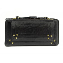 PORTEFEUILLE JEROME DREYFUSS CUIR NOIR 