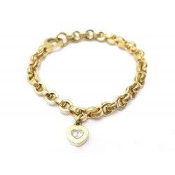 BRACELET CHOPARD HAPPY DIAMOND COEUR OR JAUNE 