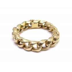 BRACELET OR 18K MAILLONS 63.7GR