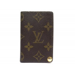 PORTE CARTES LOUIS VUITTON TOILE MARRON 