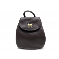 NEUF SAC A DOS LONGCHAMP EN CUIR GRAINE MARRON BROWN LEATHER BACKPACK BAG 670€